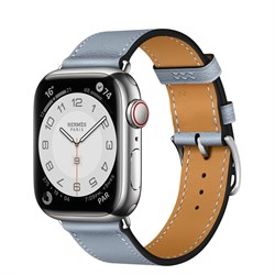 Apple Watch Hermès Silver Stainless Steel Case Single Tour - фото 14247