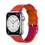 Apple Watch Hermès Silver Stainless Steel Case Jumping Single Tour