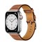 Apple Watch Hermès Silver Stainless Steel Case Single Tour - фото 14241